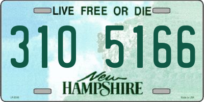 NH license plate 3105166