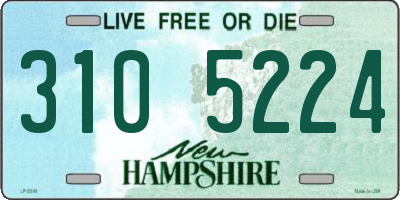 NH license plate 3105224