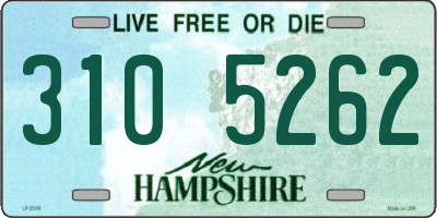 NH license plate 3105262