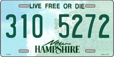 NH license plate 3105272