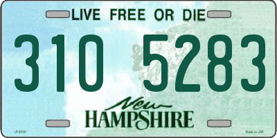 NH license plate 3105283