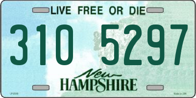 NH license plate 3105297