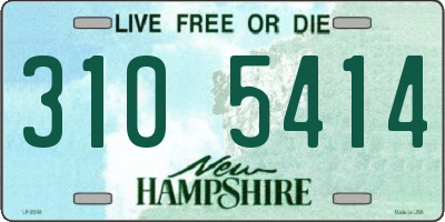 NH license plate 3105414