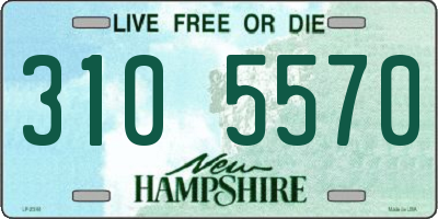 NH license plate 3105570