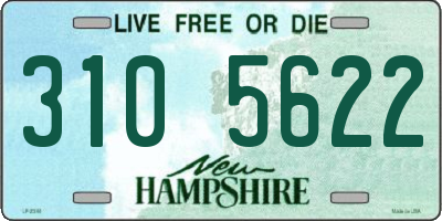 NH license plate 3105622