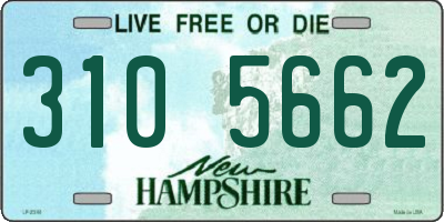 NH license plate 3105662