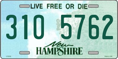 NH license plate 3105762