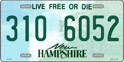 NH license plate 3106052