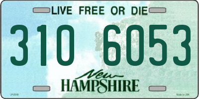 NH license plate 3106053