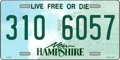 NH license plate 3106057