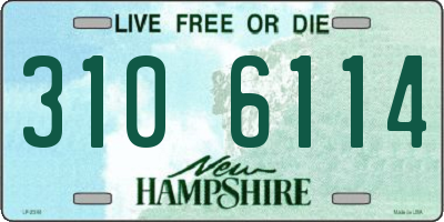NH license plate 3106114