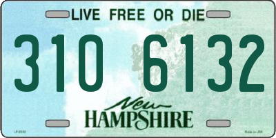 NH license plate 3106132