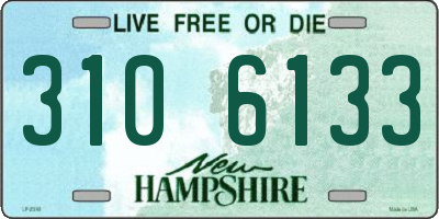 NH license plate 3106133