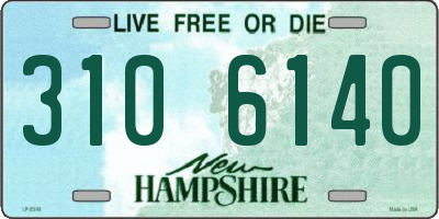 NH license plate 3106140