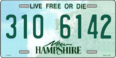 NH license plate 3106142