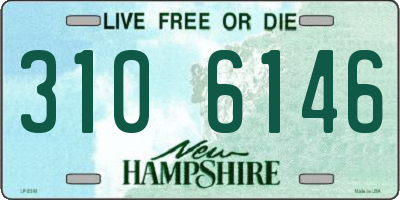 NH license plate 3106146