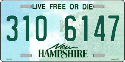 NH license plate 3106147