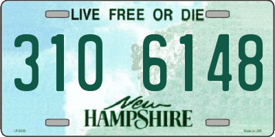 NH license plate 3106148