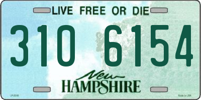 NH license plate 3106154