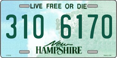 NH license plate 3106170