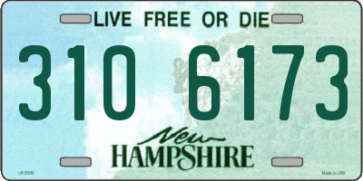 NH license plate 3106173