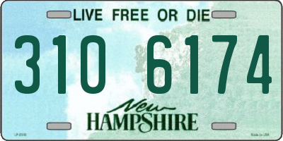 NH license plate 3106174