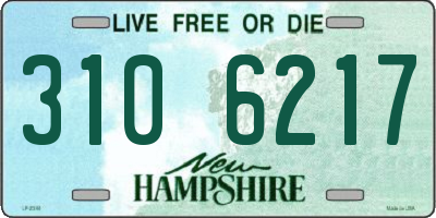 NH license plate 3106217