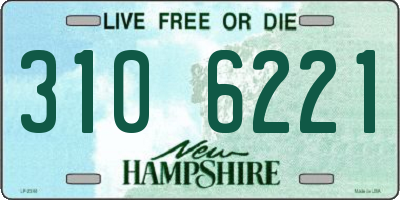 NH license plate 3106221