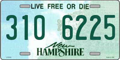NH license plate 3106225