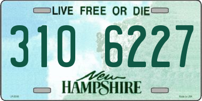 NH license plate 3106227