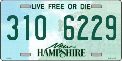 NH license plate 3106229