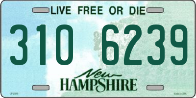 NH license plate 3106239