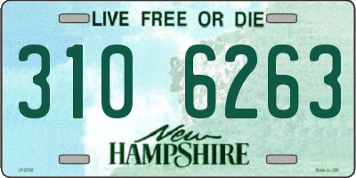 NH license plate 3106263
