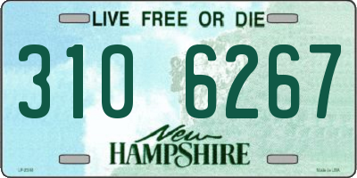 NH license plate 3106267