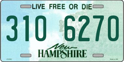 NH license plate 3106270
