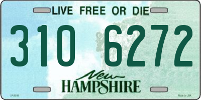 NH license plate 3106272