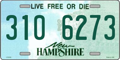 NH license plate 3106273