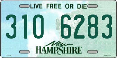 NH license plate 3106283