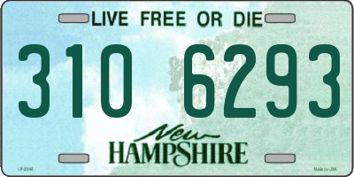 NH license plate 3106293