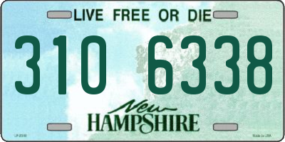 NH license plate 3106338