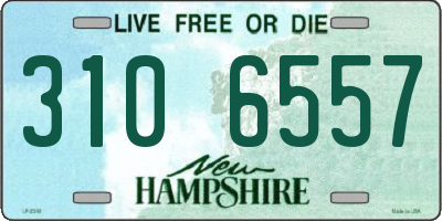NH license plate 3106557
