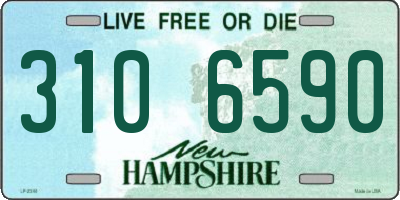 NH license plate 3106590