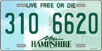 NH license plate 3106620