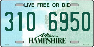 NH license plate 3106950