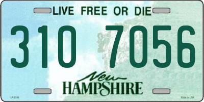 NH license plate 3107056