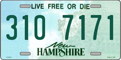 NH license plate 3107171