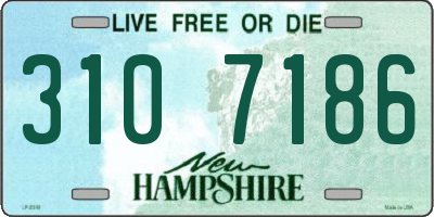 NH license plate 3107186