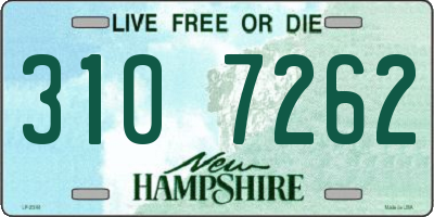 NH license plate 3107262