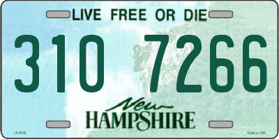 NH license plate 3107266