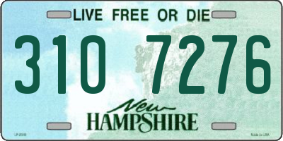 NH license plate 3107276